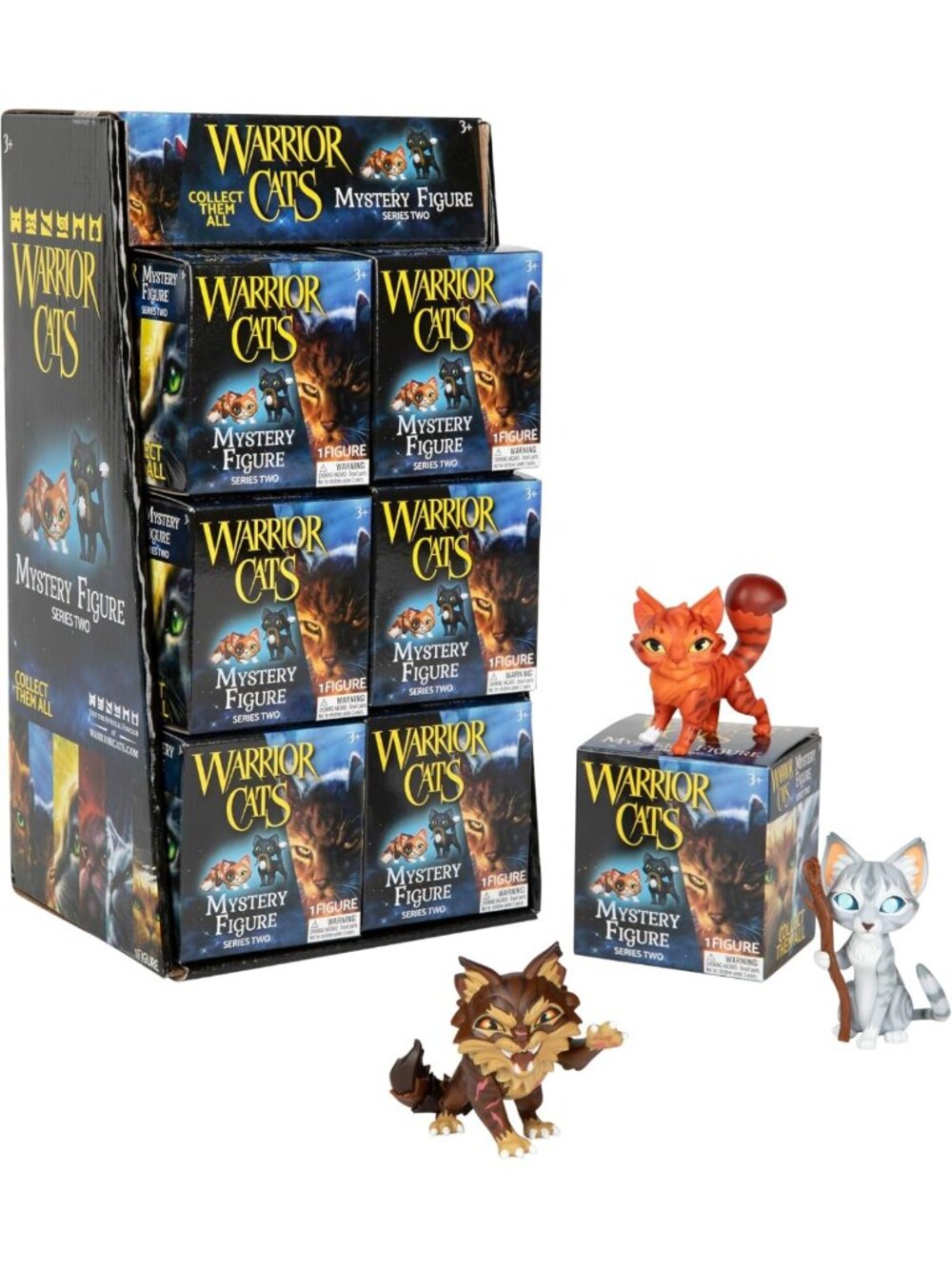 Mystery Figures Party Pack of 12 - Collectible Blind Box Toys - Fun Cat Figures